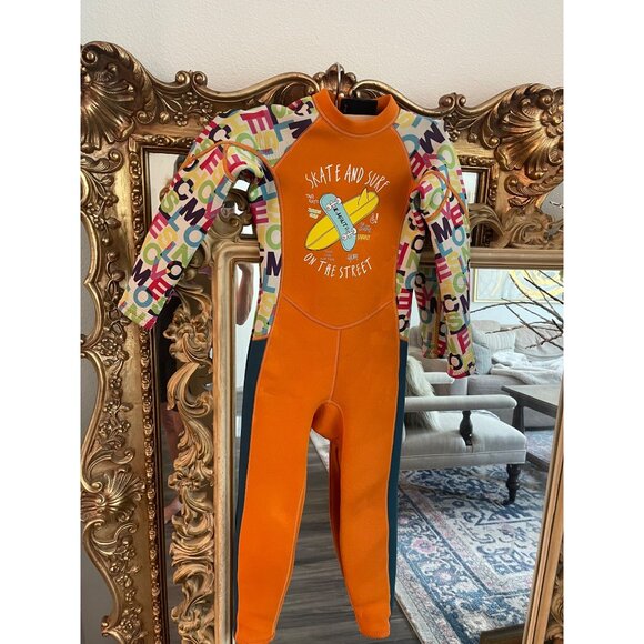 Happy Cherry Kid's 2.5mm Neoprene Wetsuit Thermal UV Protection One Piece Swimsu - Picture 4 of 12
